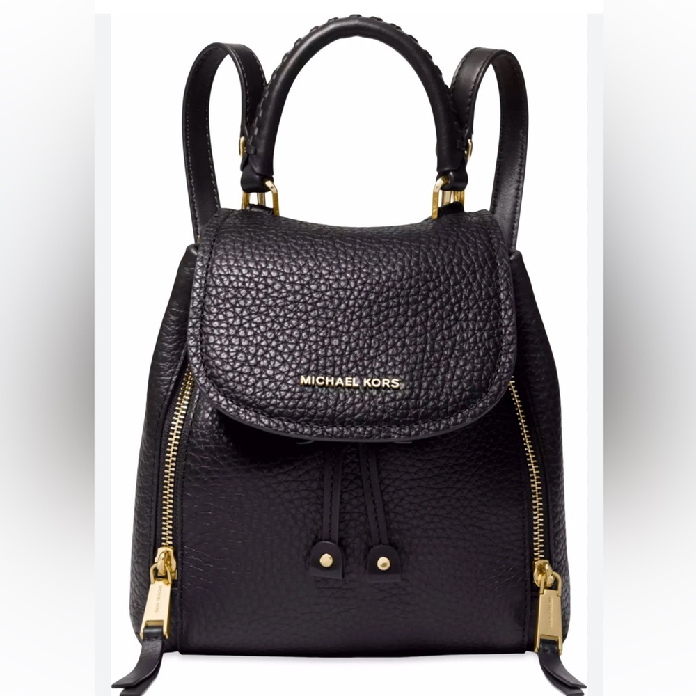 Michael Kors Viv Extra-Small Pebbled Leather Backpack